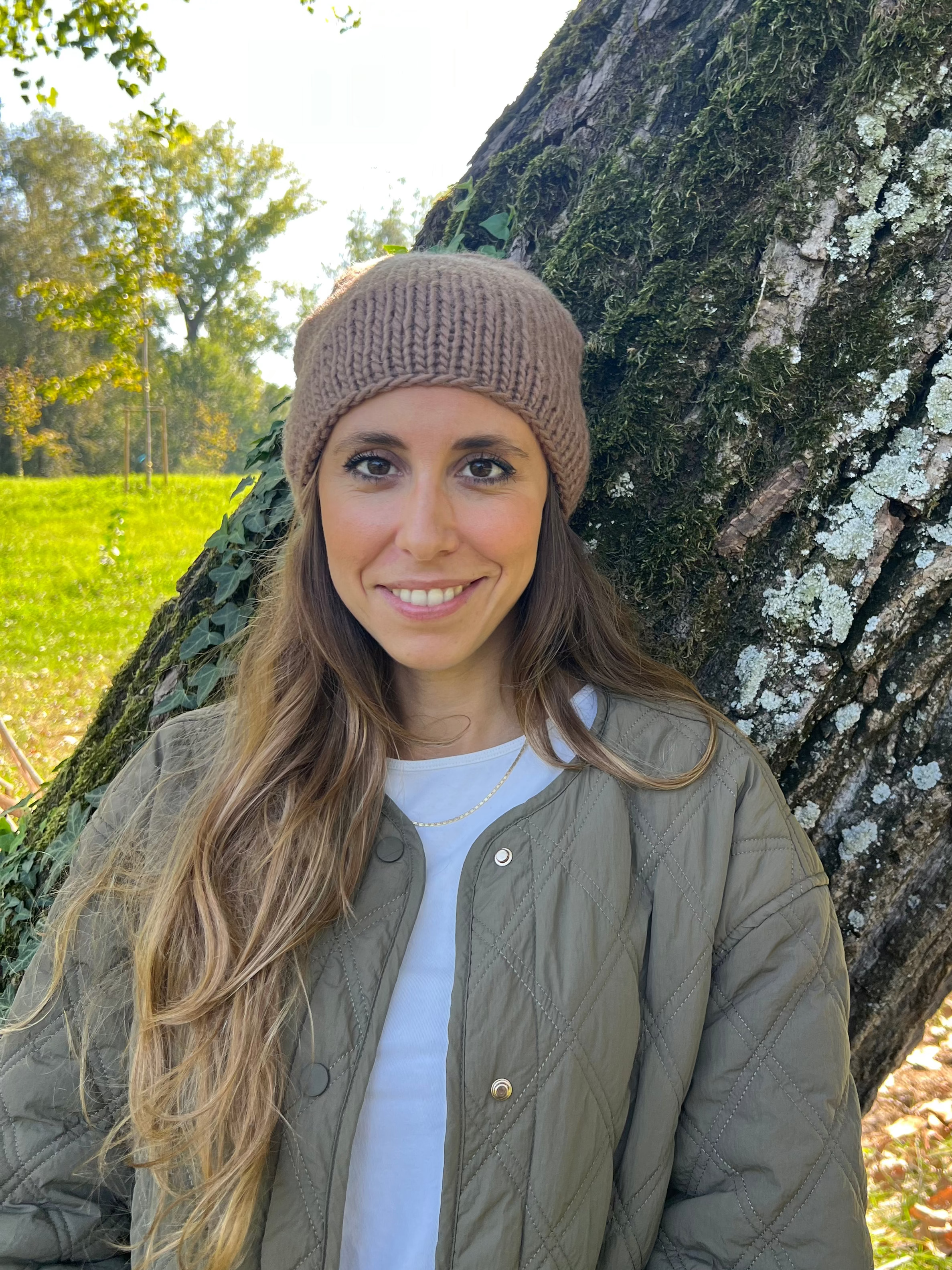 Cappellino Ghianda - Pattern Maglia in tondo (PDF)