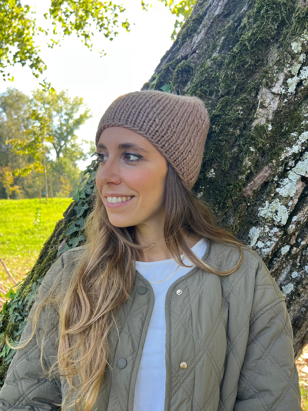 Cappellino Ghianda - Pattern Maglia in tondo (PDF)